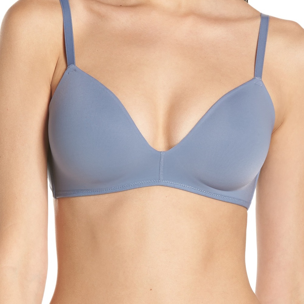 Madewell Blue Marta Tshirt Bralette
